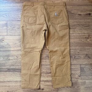 Carhartt Rugged Flex Relaxed Fit Canvas 5-Pocket Work Pants Mens 42x32 EUC
